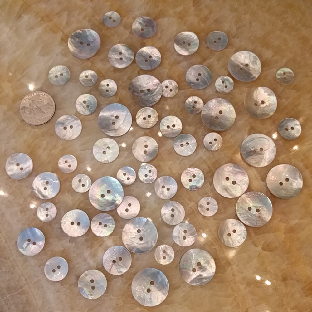 CRAFTY SUPPLIES! Mother of Pearl Buttons